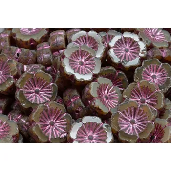 Korálek Ploškované korálky květ 14 mm č. 50