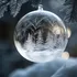 Vánoční ozdoba Ruhhy 22279 akrylové koule 12 cm transparentní 10 ks