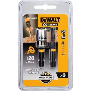 Bit Torsion bity 2xT20 50mm + magnetický držák DeWALT DT70537T