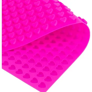 Hračka pro psa Velká silikonová forma na pečení pamlsků 39x28cm srdíčka