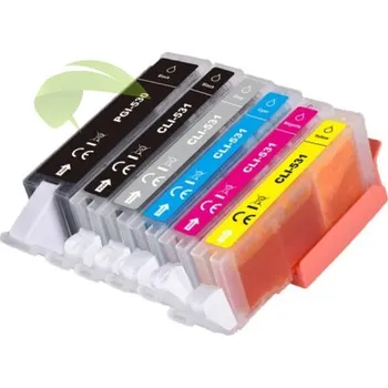 Sada náplní pro Canon PIXMA TS8750/TS8751, PGI-530/CLI-531 TONERSYP multipack
