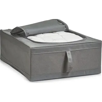 Úložný box Zeller Present Látkový organizér na ložní prádlo a sezónní oblečení, 44x55x19, šedý NON-W