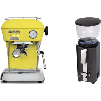Kávovar Ascaso Dream ONE, Sun Yellow + ECM C-Manuale 54, anthracite