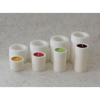 Forma na odlévání Silikonová forma - svícen Válec průměr 5 cm výška 38 mm
