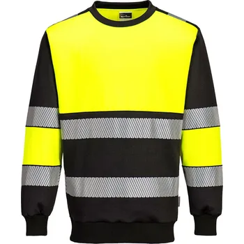 Sport PW376 - PW3 mikina třída 1 Hi-Vis ŽLUTÁ-černá - v. 4XL
