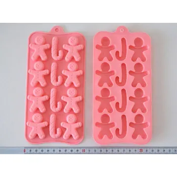 Forma na odlévání Forma pryžová - PERNÍČKY - 1 plato - 12 ks