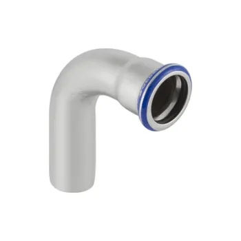 Vodovodní potrubí Geberit MAPRESS koleno 90°, DN15, s jedním zásuvným koncem, lisovací, voda, nerez ocel