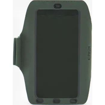 Pouzdro na mobilní telefon KIPRUN Běžecké pouzdro na velký smartphone Kiprun KAŠTANOVÁ|ZELENÁ