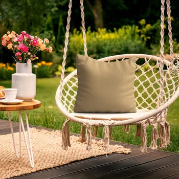 Polštář Voděodolný zahradní polštář - latte Rozměr polštáře: 50x50cm