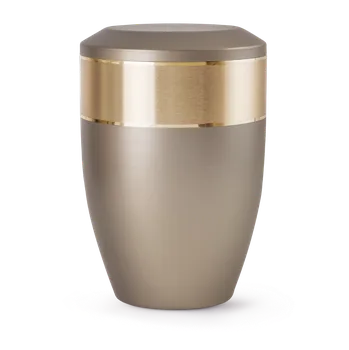 Smuteční dekorace Kovová urna Aurum - Fumé