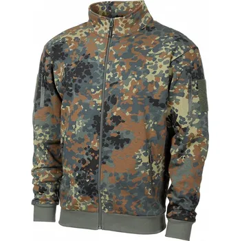 Pánská mikina MFH Mikina za zip TACTICAL maskáčová FLECKTARN velikost: 4XL