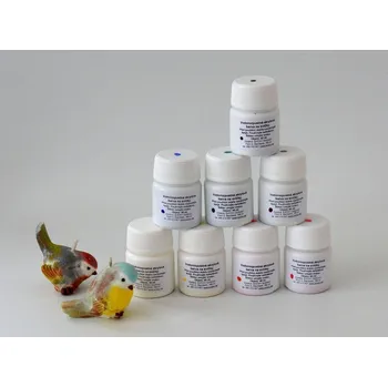 Speciální výtvarná barva Barvy pro malování na svíčky štětcem - souprava