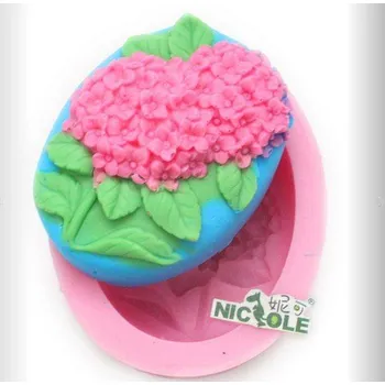 Silikonová forma - mýdlo šeřík 63 x 82 x 35 mm