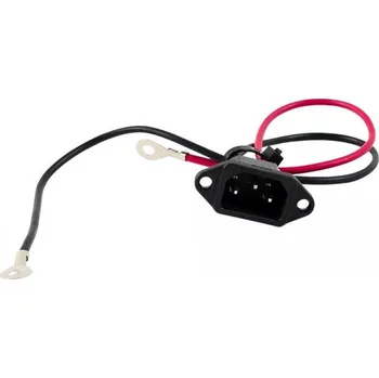 Elektrická zásuvka Zásuvka do boxu baterie (T1-036) (e-Tříkolka Advento - náhradní díl Zásuvka do boxu baterie)