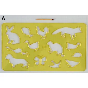 Šablona plastová MALÁ B