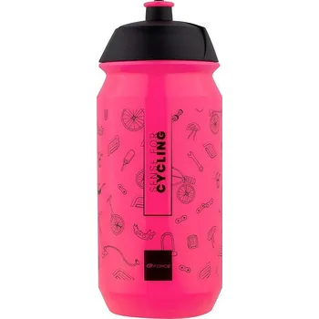 Láhev láhev na pití FORCE Play 500 - Pink/Black 0.5 L