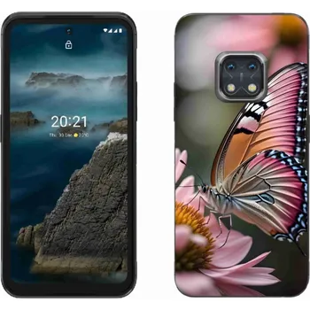 Pouzdro na mobilní telefon Gelový kryt mmCase na Nokia XR20 - barevný motýl