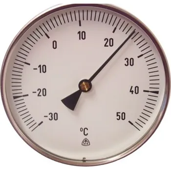 Ostatní Teploměr TR 100, -30-50°C, 100/60mm, přímý, bimetalový, bez jímky