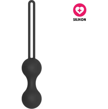 VšeNaSex.cz Silikonové venušiny kuličky Love Balls černé