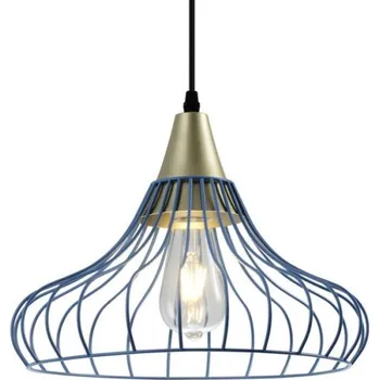 Stropní svítidlo LOTTE 2660, AC 220–240 V, 50/60 Hz, 1*E27, IP20, prům. 33 cm, jednoduché, modré