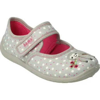 Dětská sportovní obuv 955Y005 - dívčí balerínky Befado šedé, lenochod Velikost: 35