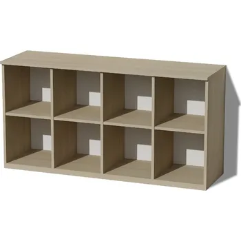 Šatní skříň Nabytekmorava Policová komoda Alfa 161 barva lamina: akát