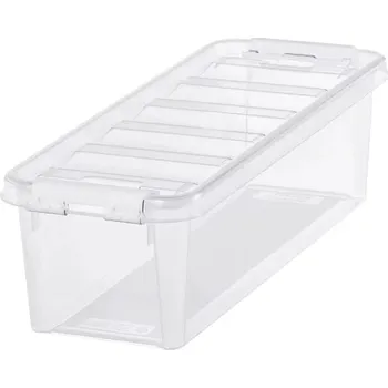 Úložný box box úložný 3,5l CLASSIC bílé klipy 38x14x11