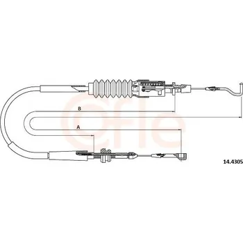 Auto-moto Lanko plynu COFLE 14.4305