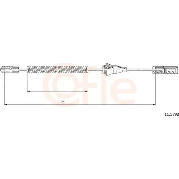 Auto-moto Tažné lanko, parkovací brzda COFLE 11.5793