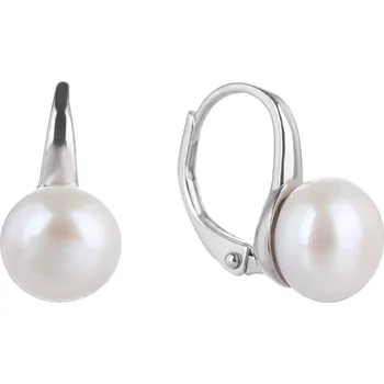 Náušnice Bealio BEALIO Stříbrné náušnice říční PERLA 03-07471-1936