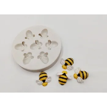 Silikonová forma - ozdoby Včeličky 7 ks
