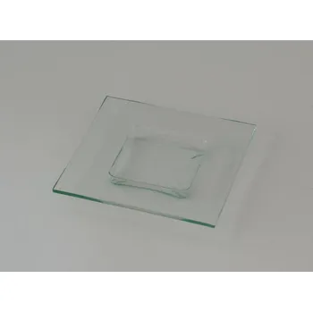 Svícen Skleněný svícen - ČTVEREC