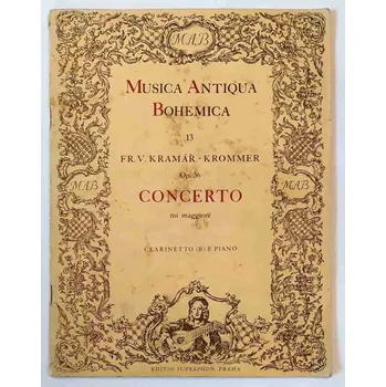 František Kramář - Krommer - Koncert Es dur pro klarinet a orchestr op.36