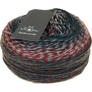 Příze Schoppel Wolle Zauberwolle 1507 Herbstwind (Merino příze Zauberwolle 1507 Autumn Wind)