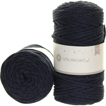 Příze Sznurkowo Bavlněná šňůra 3mm jeans