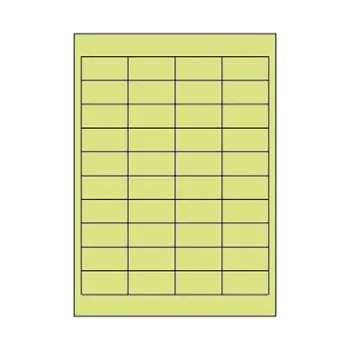 Speciální papír Samolepicí etikety 48,5 x 25,4 mm, A4 - zelené (100 ks)