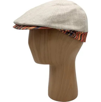 Čepice Fiebig - Headwear since 1903 Pánská voděodolná letní bekovka od Fiebig - béžová bekovka Velikost: 58 cm