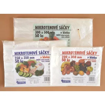 Mikrotenové sáčky bal. 50 ks 200 x 300 mm