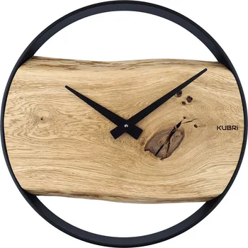 Hodiny Moderní dubové hodiny české výroby KUBRi 1001A