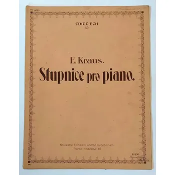 Kraus - Stupnice pro klavír