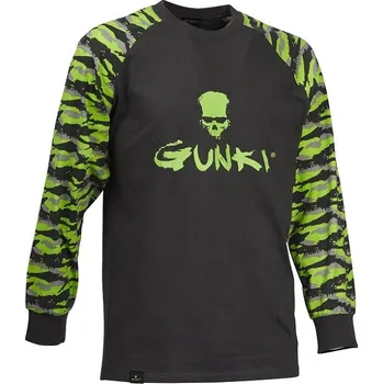 Rybářské oblečení Tričko Gunki Long Sleeved Camo Velikost L