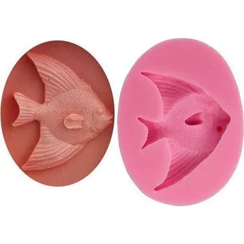 Silikonová forma - ozdoba Rybka III - 50 x 65 mm