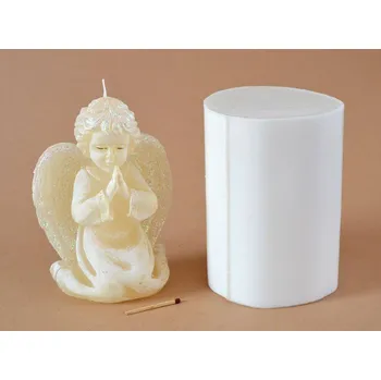 Forma na odlévání Silikonová forma - Anděl modlící II - 100 x 70 x 140 mm