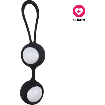 VšeNaSex.cz Silikonové venušiny kuličky Extraction Balls černé