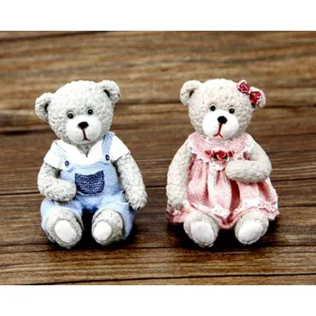 Silikonová forma - Medvídek sedící kluk 43 x 48 x 63 mm