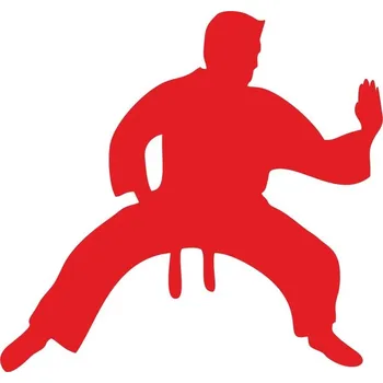 samolepka ON-DESIGN Samolepka KARATISTA Barva: červená