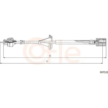 Hřídel tachometru COFLE S07122