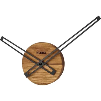 Hodiny Minimalistické dubové hodiny české výroby KUBRi 0014
