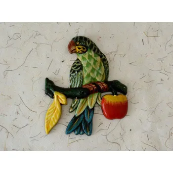 Silikonová forma - Papoušek II - reliéf 72 x 85 mm