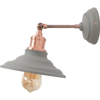 Nástěnné svítidlo Nástěnné svítidlo LORET, 7826, AC 220–240 V, 50/60 Hz, 1*E27, max. 40 W, IP20, prům. 20 cm, jednoduché, šedé